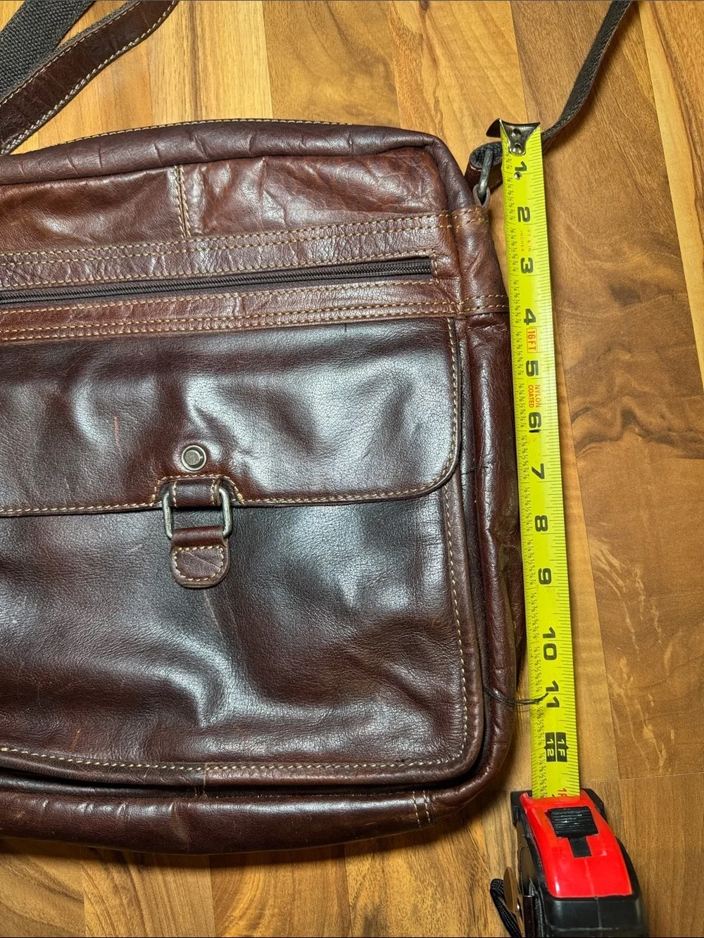 Jack Georges Brown Leather Crossbody/shoulder Bag - Classic Everyday Carry